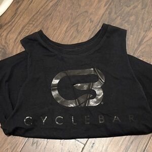 CycleBar Sleek Black Logo Tank